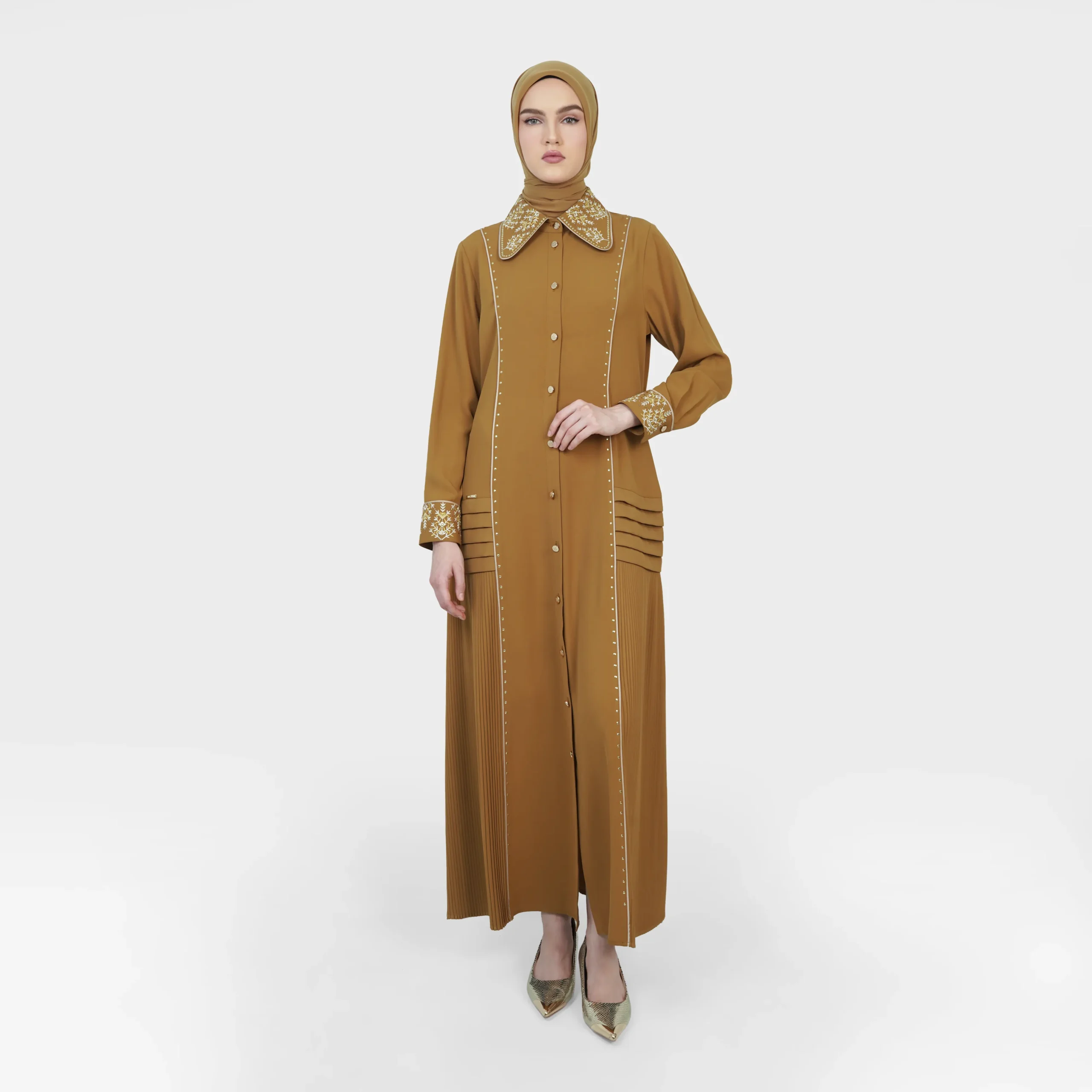 Plisse Royale Abaya