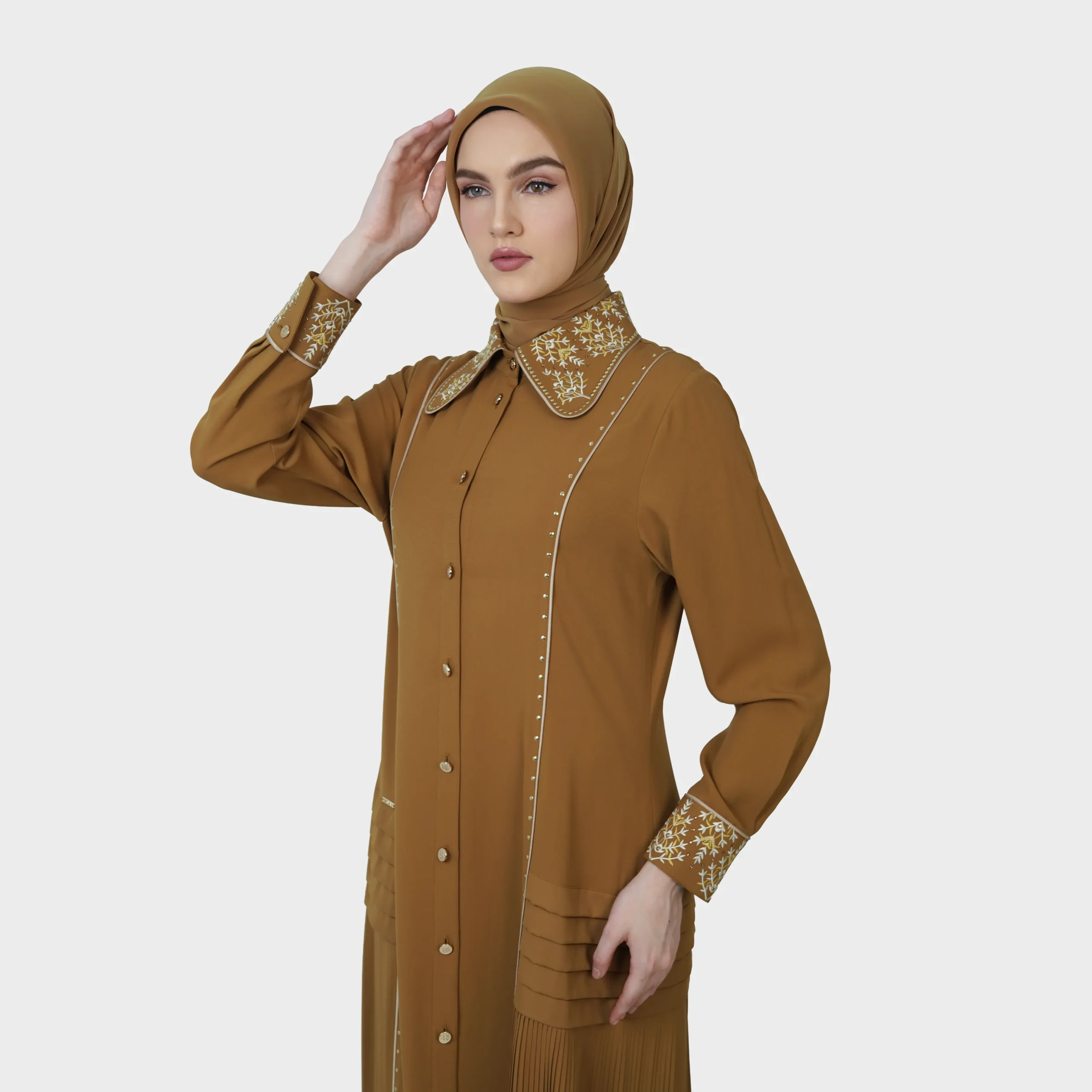 Plisse Royale Abaya